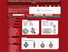 Tablet Screenshot of indianclassicsilverjewellery.com